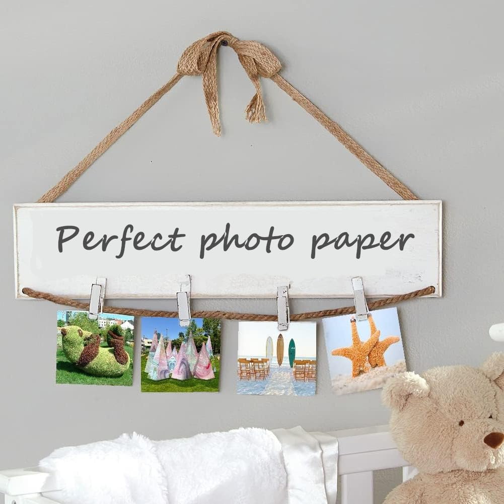 150 Glossy Photo Paper,White Photographic Paper 3 Sizes (4"x6", 5"x7", 8"x10") - 50 Sheets per Pack,White Photographic Paper Single Side Printable Photo for All Inkjet Printers Letter Size