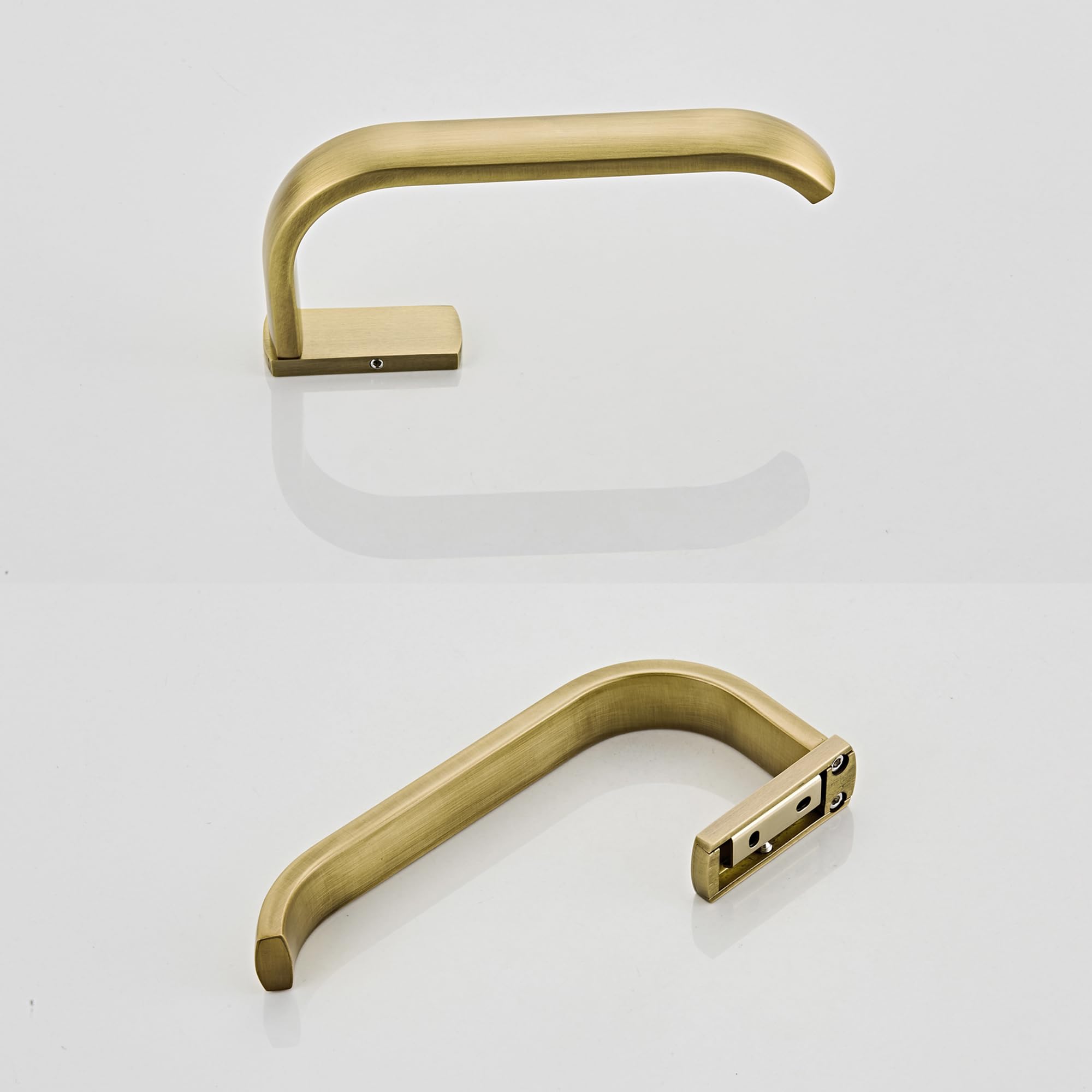 Flybath Toilet Paper Roll Holder Brass Antique Tissue Dispenser for Bathroom Wall Mounted, Brushed Bronze