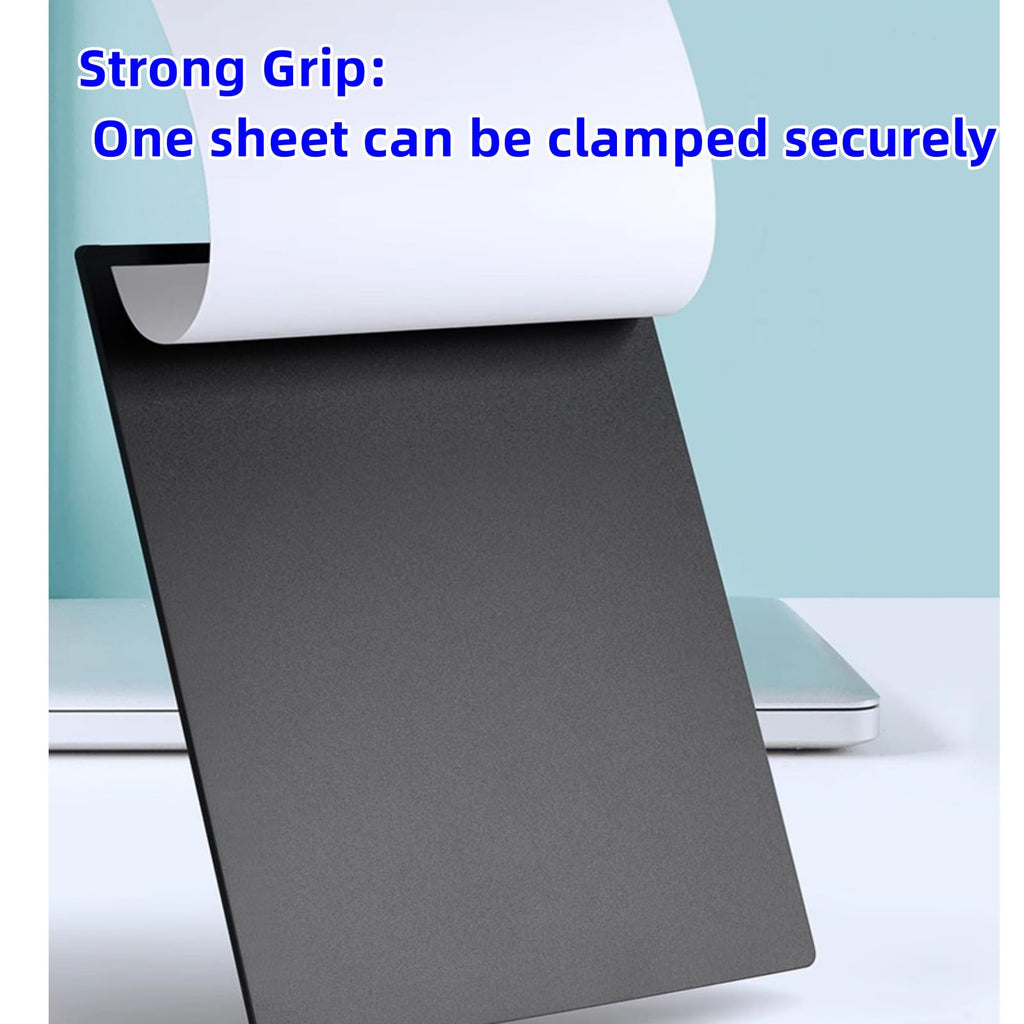 Clipboard A4, 6 Packs Plastic Clipboards Writing-Pad with Duty Clip for Office & Classroom Supplies - Black