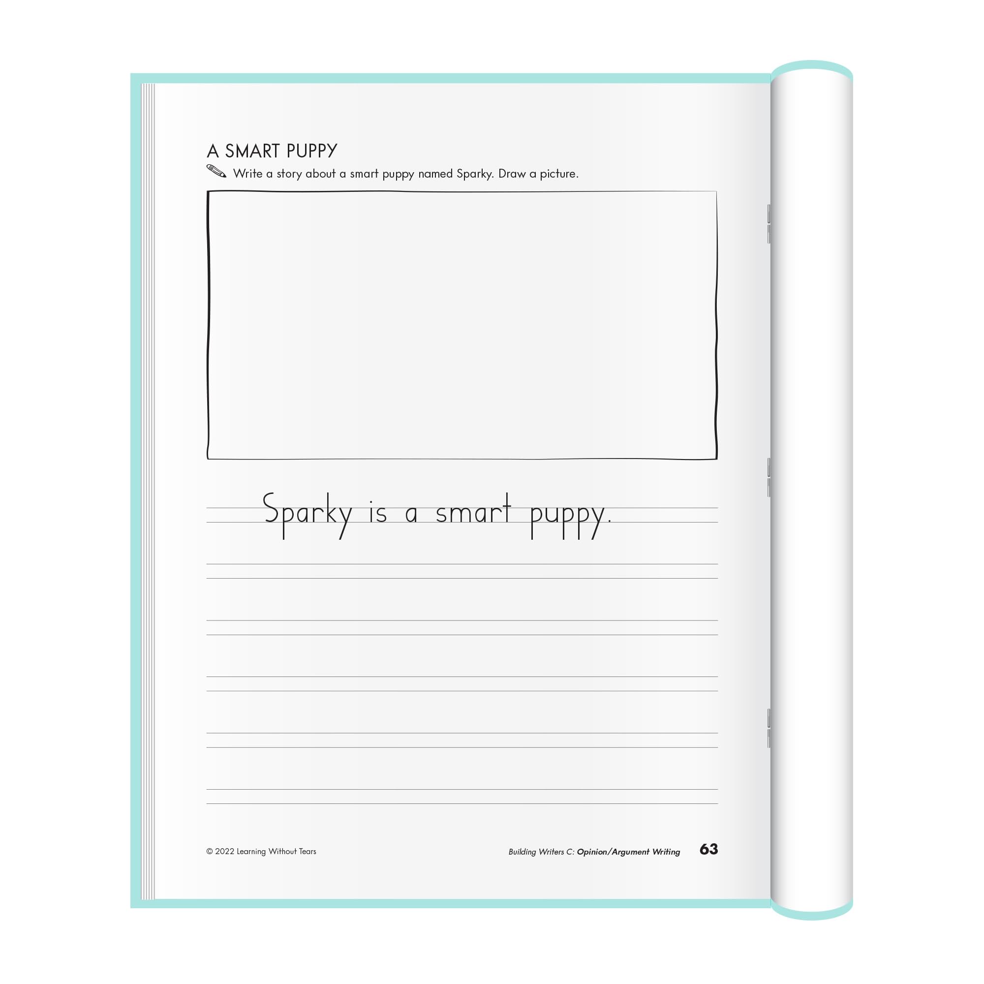 Learning Without Tears Building Writers, Student Edition- Grade 2, Writing Skills in Narrative, Information, Opinion Style, Writing Fluency- Independent Writing or Whole Class- For School and Home Use