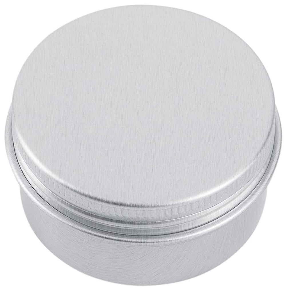 Tosnail 60 Pieces 1 oz Containers with Lids, Lip Balm Containers, Tin Cans with Lids Small Candle Jar Metal Tin Containers Salve Tins