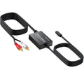 PROZOR Analog to Digital Audio Converter - RCA to Digital Toslink SPDIF Optical Audio Adapter with Optical Cable for Turntable CD DVD to Soundbar