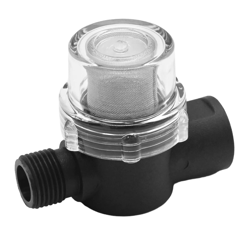 CADUFUELLY Water Pump Strainer Filter, RV Replacement 1/2 inch Twist-On Pipe Strainer with Pump Strainer Replacement for WFCO and Shurflo Pumps (2 PCS, 80 Mesh)
