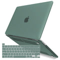 IBENZER Compatible with 2025 2024 M2 M1 MacBook Pro 13 Inch Case 2025-2016 A2338 A2289 A2251 A2159 A1989 A1706 A1708, Hard Shell Case&Keyboard Cover for Mac Pro 13, Midnight Green, CA-T13-MTGN+1