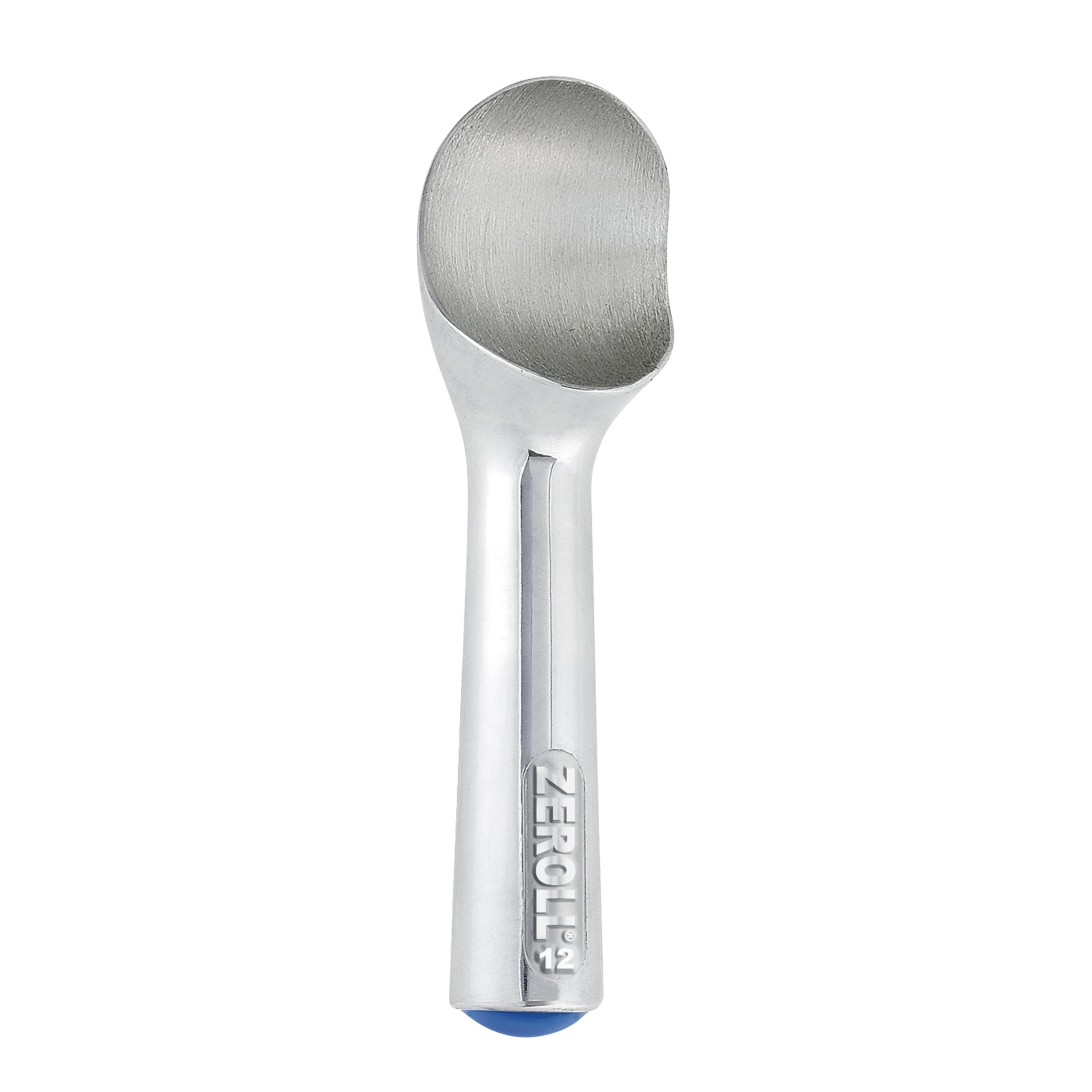 Zeroll 1012 Original Ice Cream Easy Scoop with Unique Liquid Filled Heat Conductive Handle Simple One Piece Aluminum Design Easy Release 24 Scoops per Gallon Made in USA, 3-Ounce, Silver