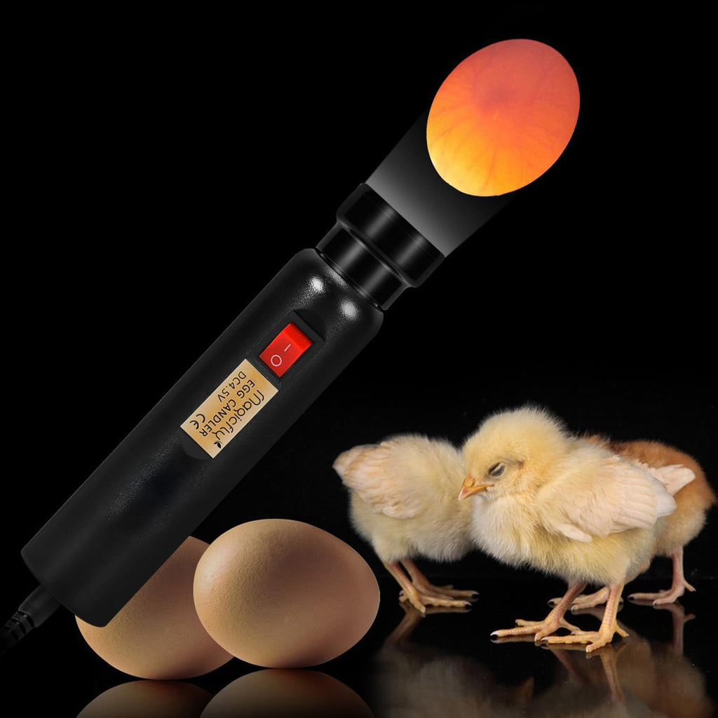 Magicfly Bright Cool LED Light Egg Candler Tester, Power by Power Supply Only