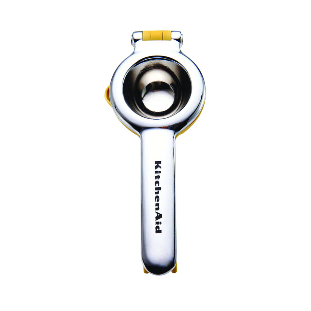 KitchenAid - Aluminium No Mess Citrus Press, Durable and Dishwasher Safe (Yellow)