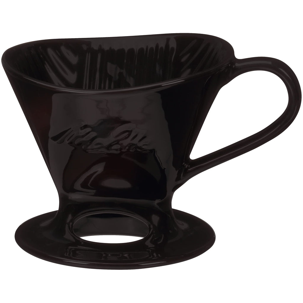 Melitta SS PO BL Ceramic Signature Series Pour-Over Coffee Maker, Matte Black