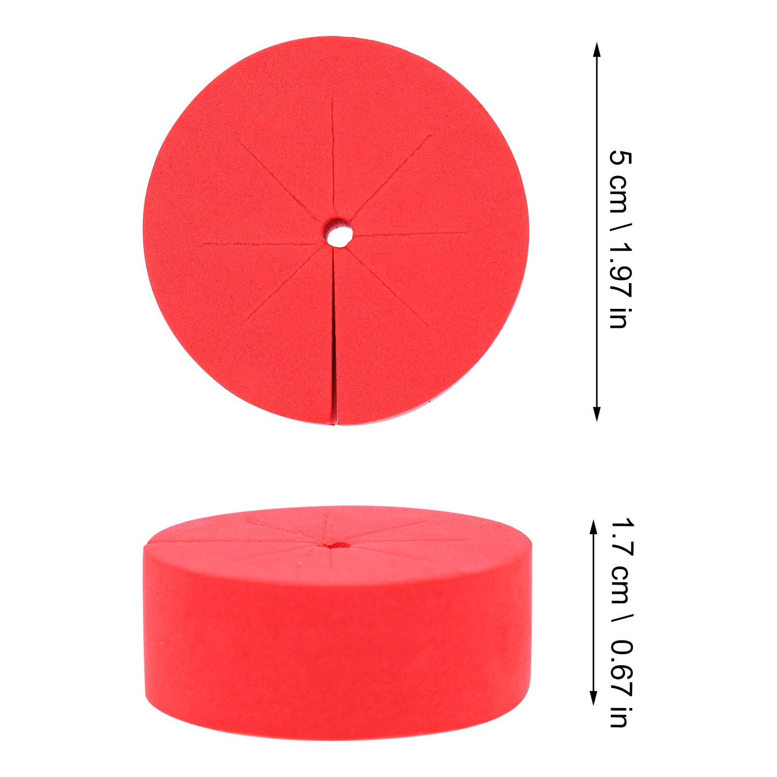 Yardwe 50Pcs Garden Clone Collars Clone Machine Inserts with Spokes for Plant Cutting Rooting Germination (Random Color)