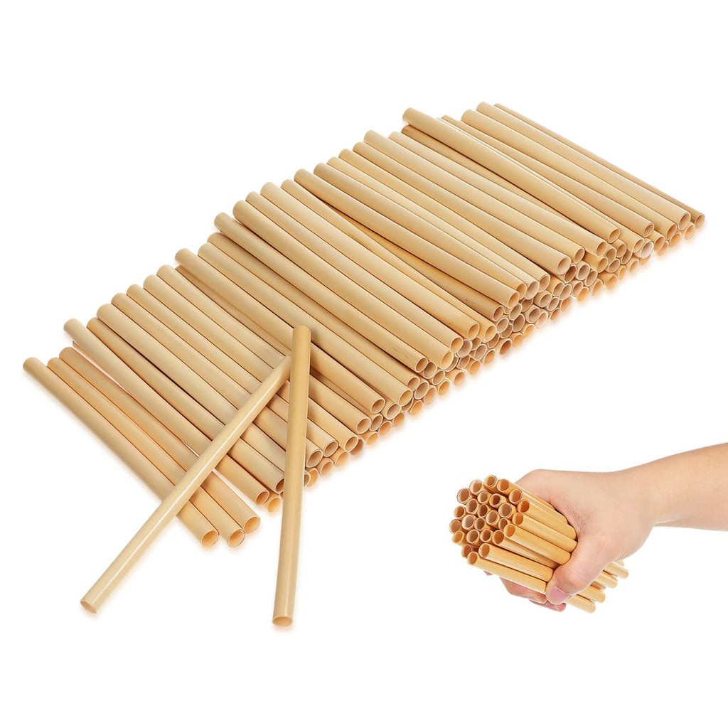 100Pcs Mason Bee Tubes Reed Tubes for Bees 6 Inch Bee Nesting Tubes Beekeeper Replacement Nesting Refill Tubes, Diameter: 0.6-0.8 cm