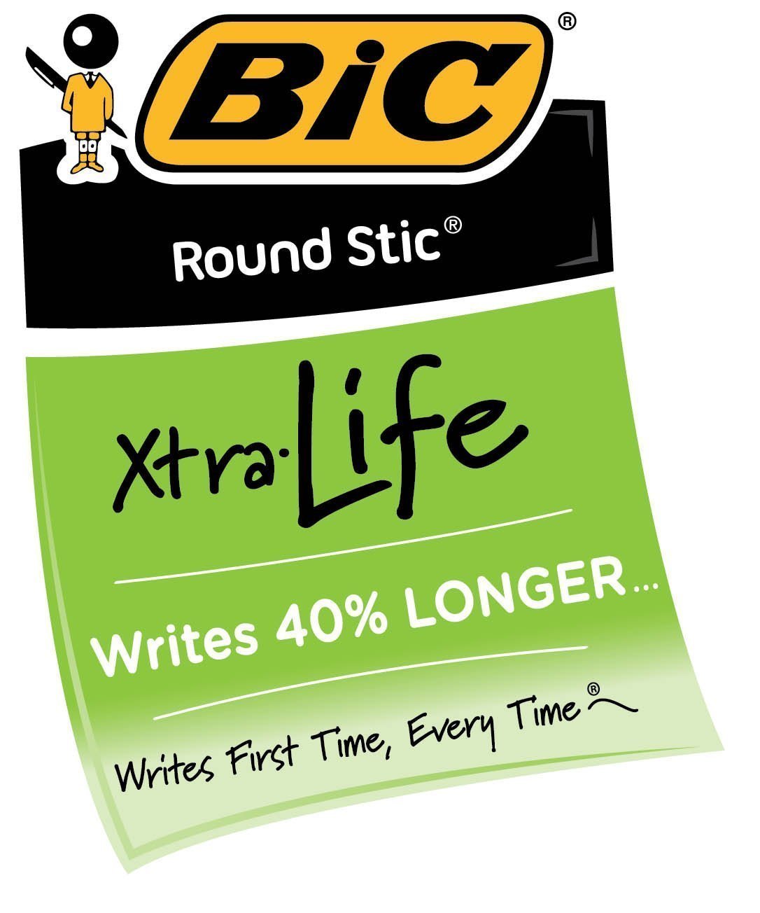BIC Round Stic Ball Pen, Medium Point, 1.0 mm, Red Ink, Pack of 60 (GSM11RD)
