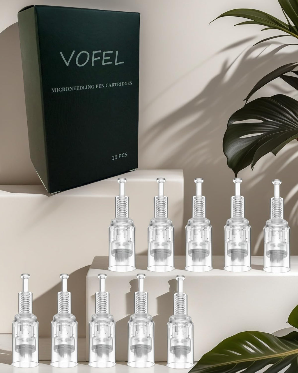 VOFEL Microneedling Pen Cartridges For Derma Roller Pen 10 Pcs Replacements (36pin)