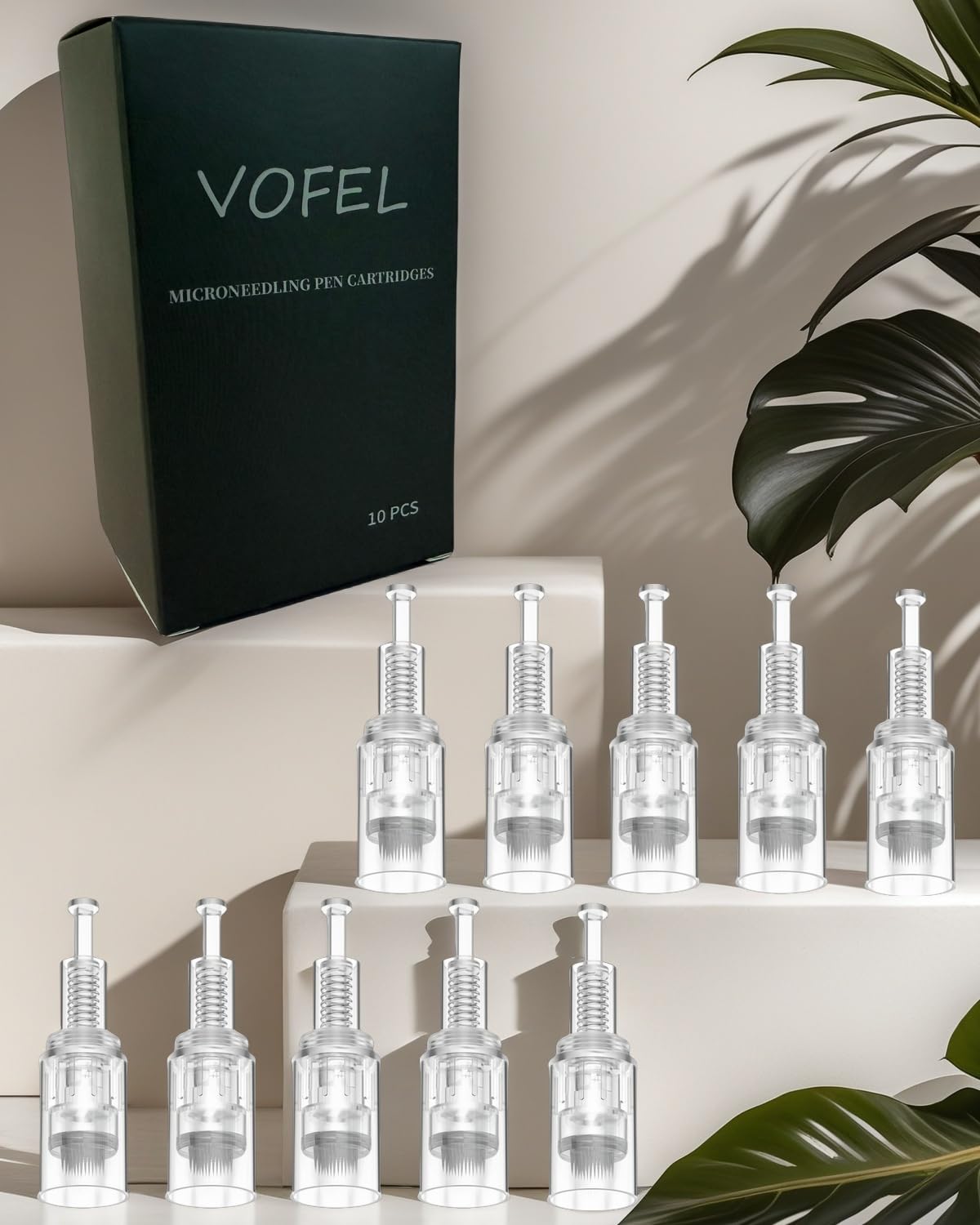 VOFEL Microneedling Pen Cartridges For Derma Roller Pen 10 Pcs Replacements (36pin)