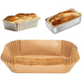 150 Pcs Parchment Paper Loaf Bread Pan Liners Unbleached Parchment Paper Baking Essentials for 9"X5" Loaf Pan Disposable Rectangle Paper Liners for Baking Cakes Banana Bread