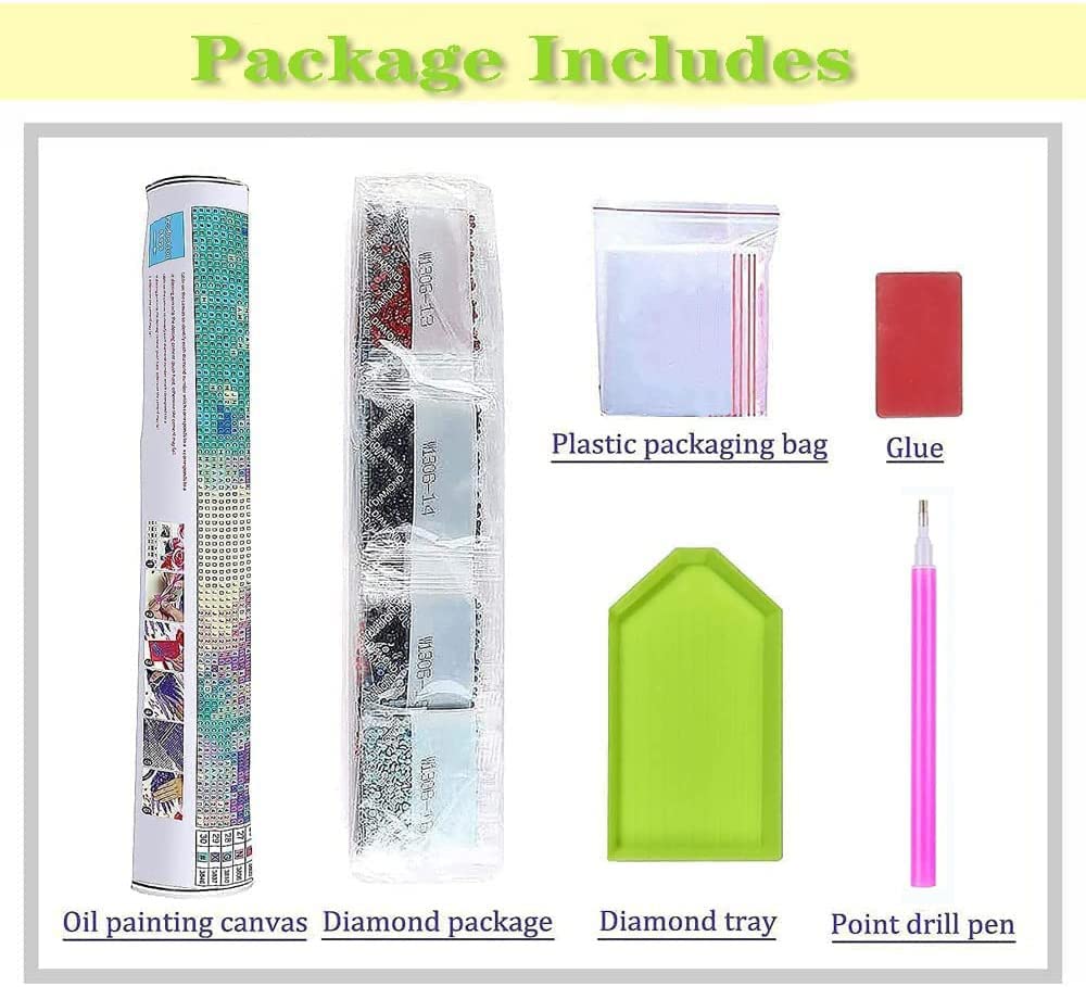 6 Pack Cityscape Diamond Painting Kits for Adults,Famous Landscape Diamond Art Kits for Adults,5D Full Drill DIY Scenery Diamond Dot Gem Art Kit Wall Home Decor Arts Craft 12x16 inch