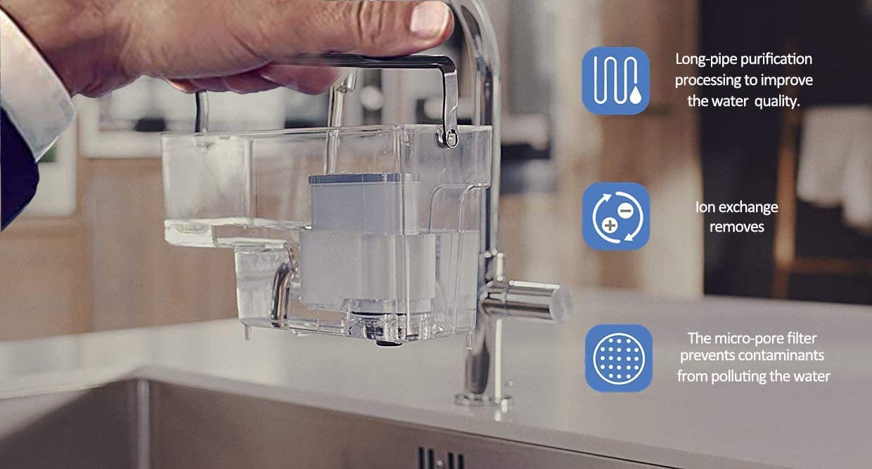 Activated Carbon Softener Coffee Water Filter Compatible with Philips AquaClean, Limescale Prevention Coffee Filters Compatible with CA6903 / 10/00 / 01/22 / 47