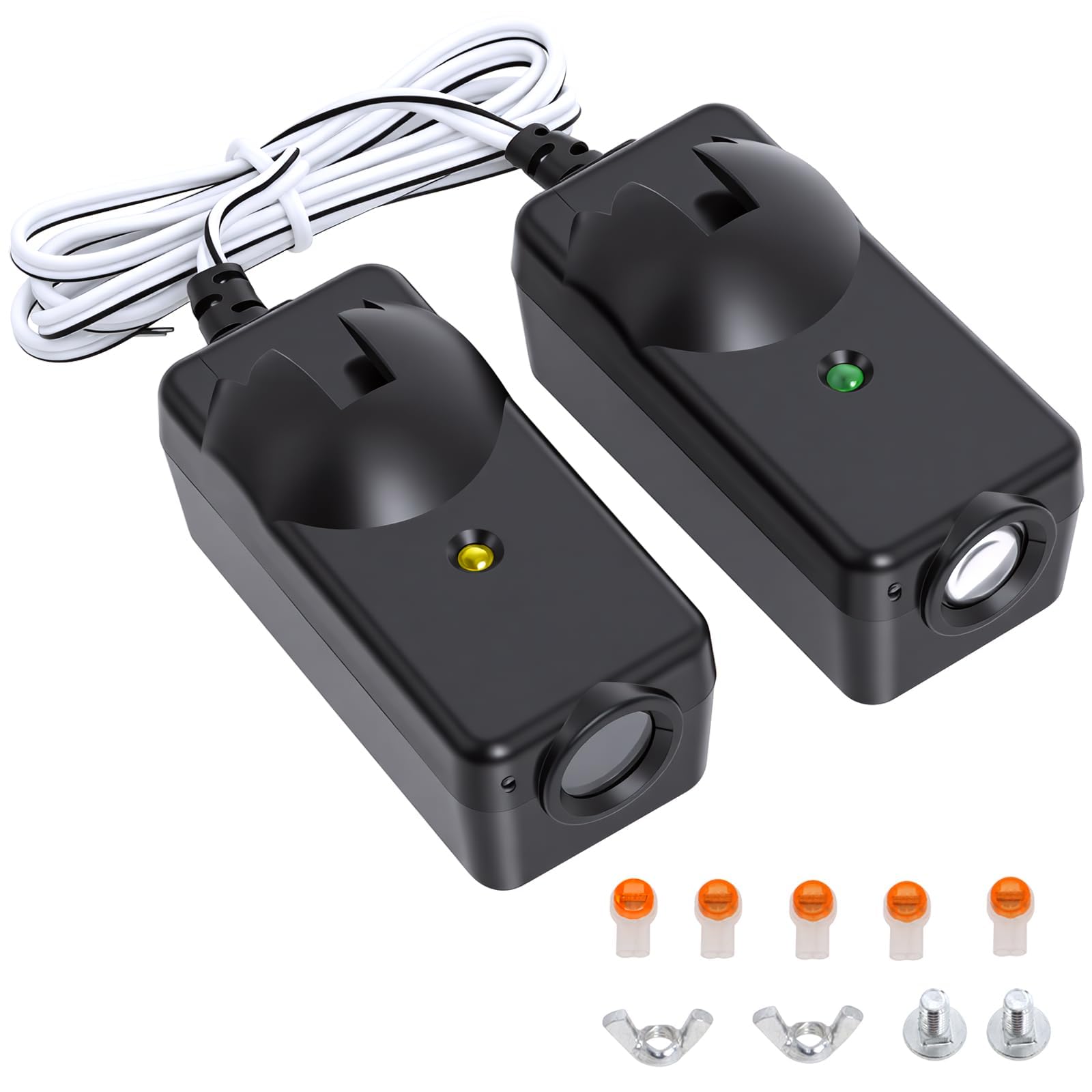 Garage Door Sensor Replacement Compatible with Liftmaster Chamberlain Craftsman Garage Door Openers, 41A5034 G801CB-P Garage Door Safety Sensor Kit