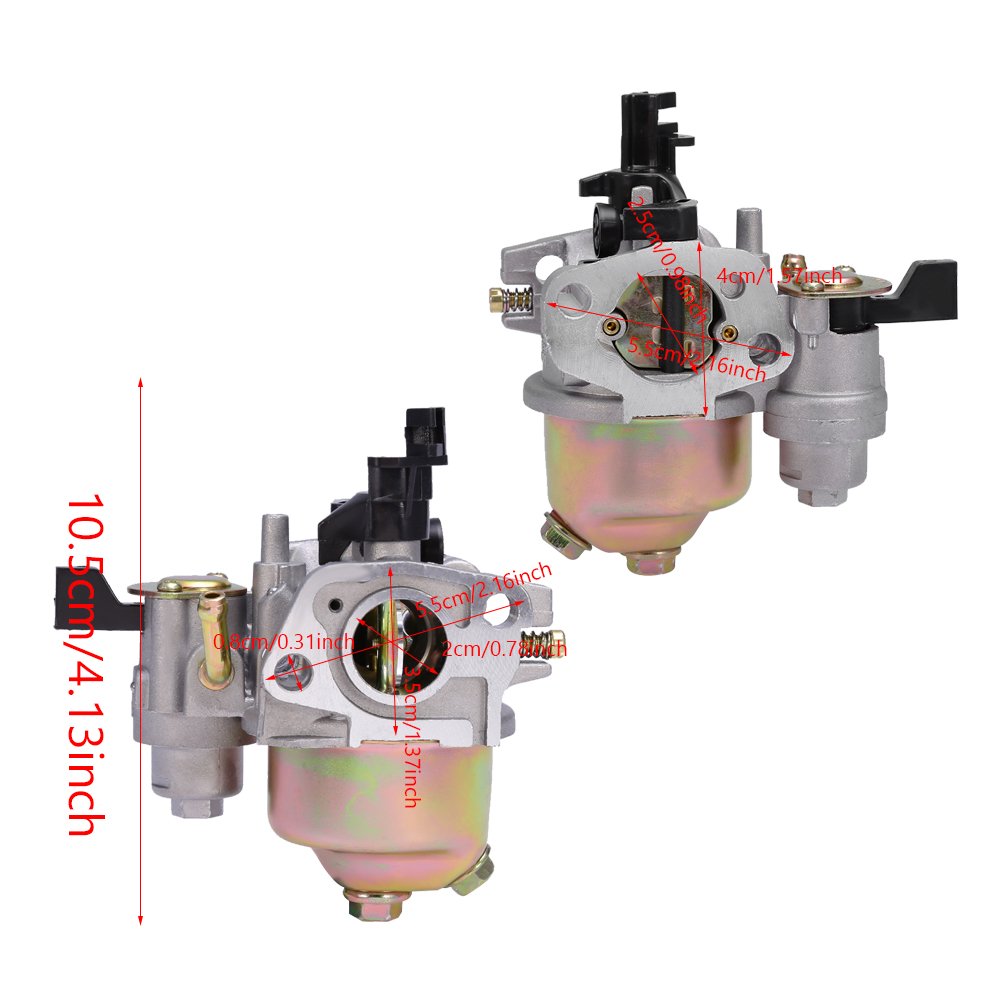 Anxingo GX160 Carburetor Replacement for Honda GX120 GX140 GX160 GX168 GX200 Engines Carburetor GX 140 160 Generator Pressure Washer Kart Carb Kit