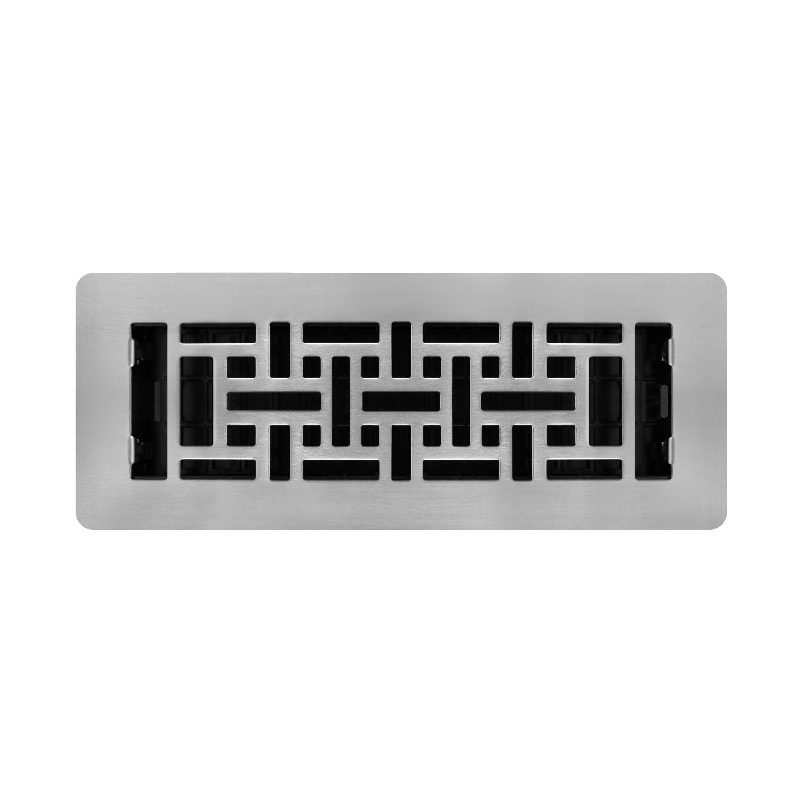 Decor Grates LAJH310-NKL Oriental *NEW* Low Profile Floor Register, 3x10 Inches, Brushed Nickel