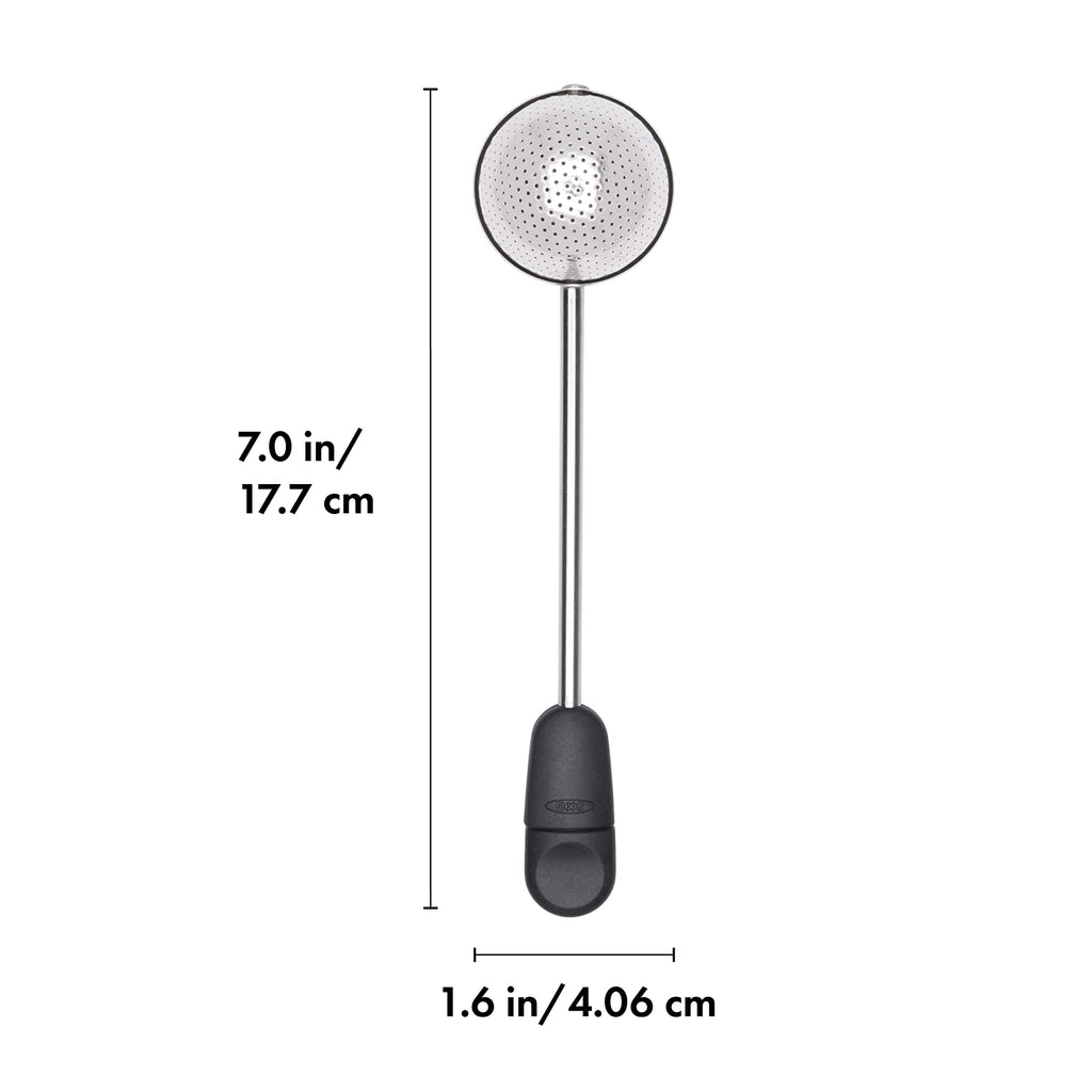 Oxo 1410280SS Twisting Tea Ball, Stainless Steel, 7-Inch