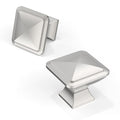 Talentedeco 10 Pack Brushed Satin Nickel Kitchen Cabinet Knobs Cabinet Pulls Drawer Knobs Cabinet Hardware Zinc Knobs for Drawers