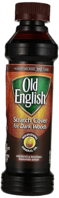 Old English Scratch Cover for Dark Woods, 8 fl oz Bottle, Wood Polish