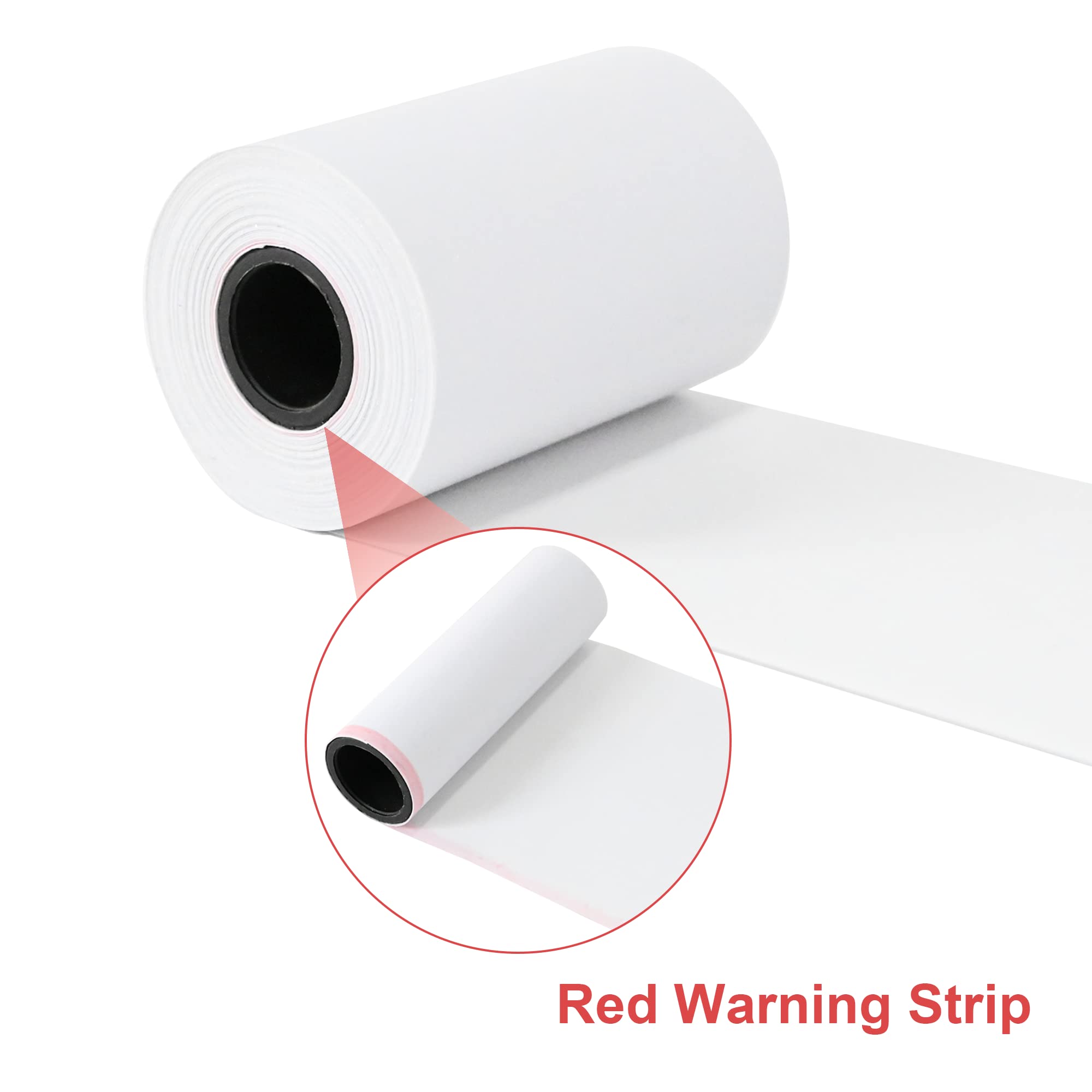 L LIKED 2 1/4" x 50' Thermal Paper Receipt Rolls, 24 Rolls Cash Register POS Receipt Paper
