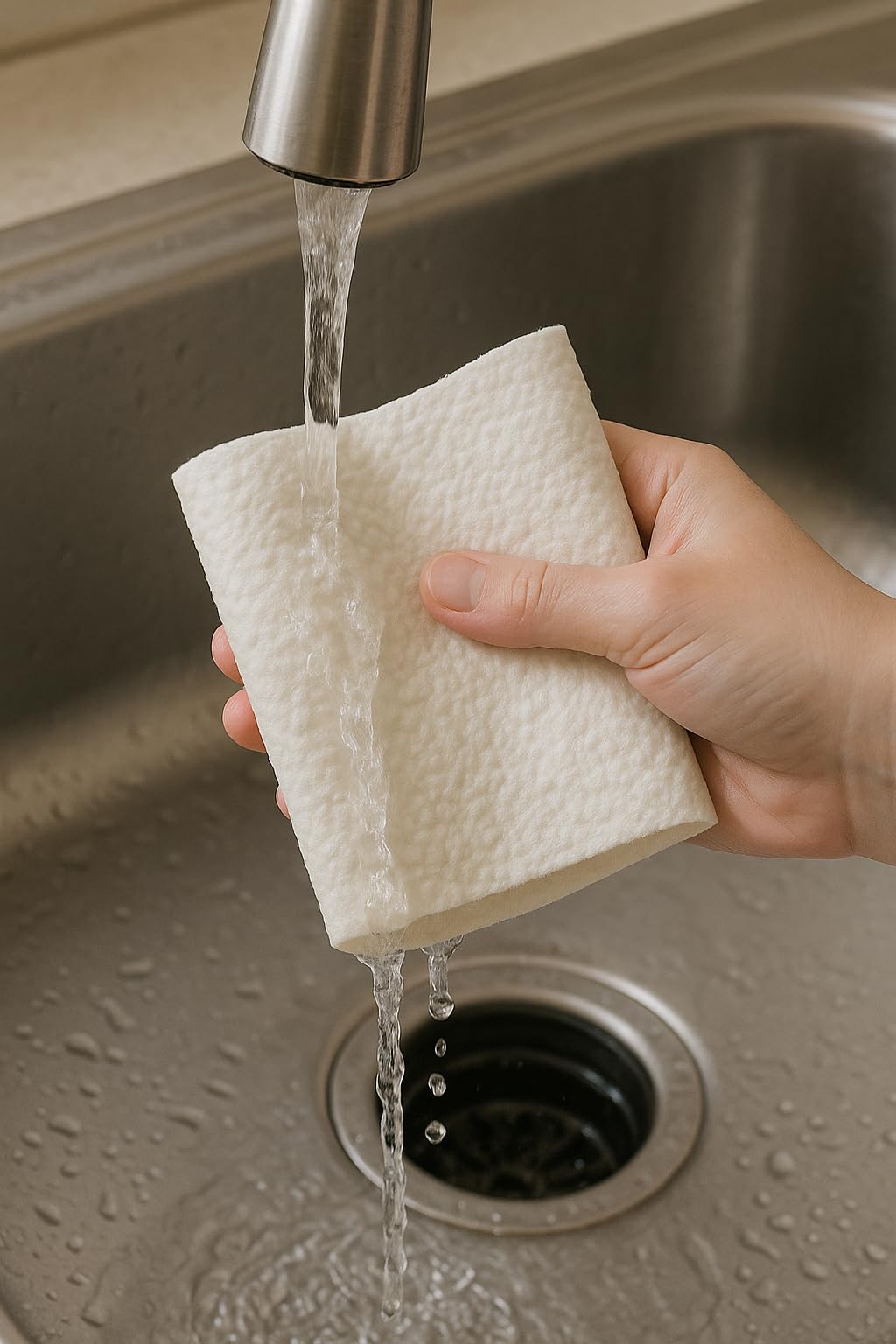 Reusable Bamboo Paper Towel Roll – 20 Sheets – Eco-Friendly, Washable, Zero-Waste – Replaces 60 Paper Towel Rolls