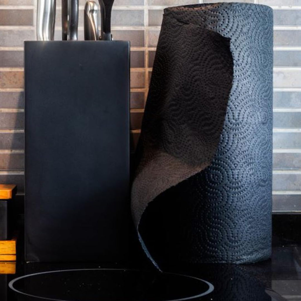 Renova Single Roll Kitchen Paper Towels, Black