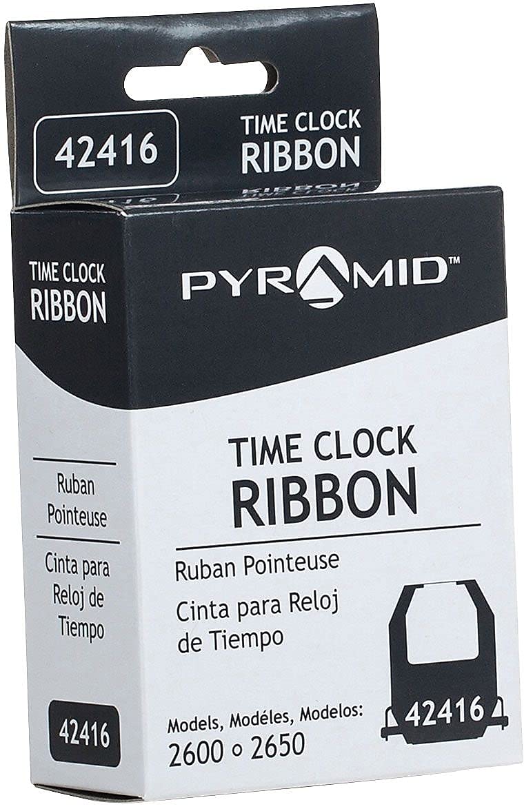 Pyramid 42416 Genuine Replacement Ribbon for 2600 & 2650 Time Clocks