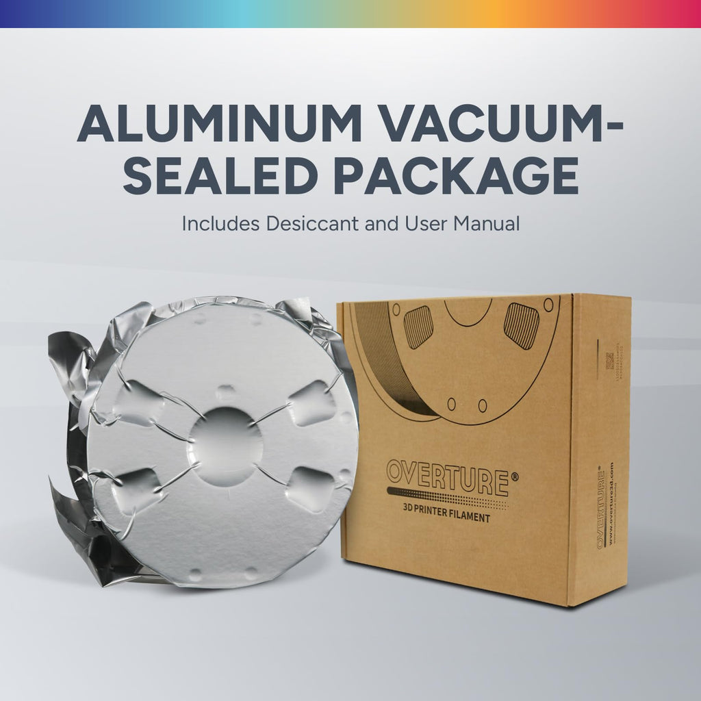 OVERTURE PETG Filament 1.75mm, 3D Printer Filament, 1kg Filament (2.2lbs), Dimensional Accuracy 99% Probability +/- 0.03 mm, Fit Most FDM Printer (Black (1-Pack))