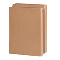 A4 Kraft Binder 3-Holds Round Ring Binder 2 Pack, Durable Binding Hard Cover Protector for Journal, Notebook, Inserted Sheets & Refill Paper, Holds 200 Sheets Capacity (A4 Size)