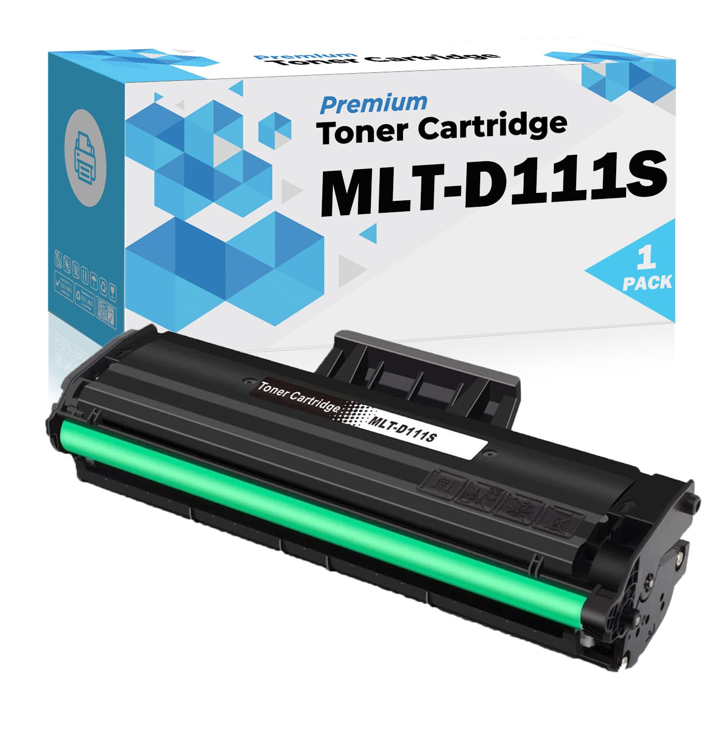 Ultra Toner® Compatible Replacement for Samsung MLT-D111S Black Toner Cartridge mlt-d111 MLTD111S mltd111s mlt-d111l SL-M2020W SL-M2070FW SL-M2070W Xpress-M2020W Xpress-M2070FW Xpress-M2070W (1 PK)