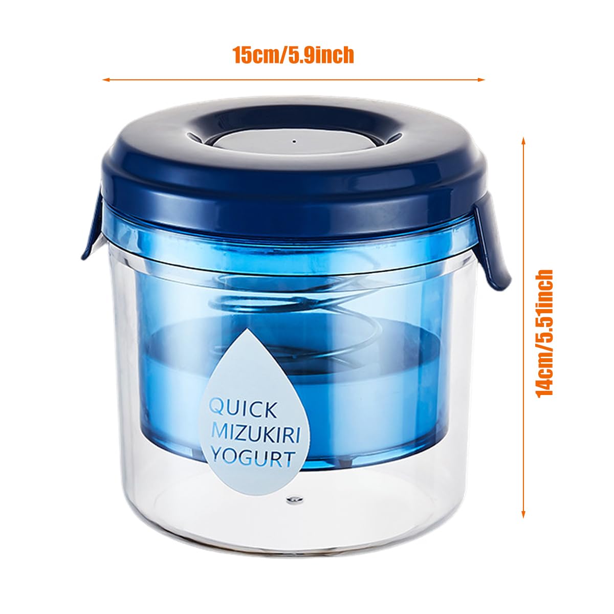 Greek Yogurt Strainer with Fine Mesh, Yogurt Maker Filter, Reusable Cheese Yogurt Whey Separator, Multipurpose Thick Yogurt Maker Gadgets for Home and Kitchen