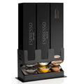 RECAPS Coffee Pod Storage Holder Dispenser (3 Box Sleeve Holder)Compatible with Nespresso Vertuoline Vertuo, Countertop Organizer Stand with Non-Slip Steel Base, Dispenses 3 Coffee Flavors (30 Vertuo Capsules)