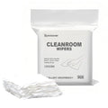 Synvicovan Cleanroom Wipers 9"x9"(50 Pcs, 100% Polyester, Class 100, 120GSM) Double Knit 100% Lint Free Cloths with Ultra-fine Filaments, Laser Sealed Edge Ultra-Soft Wipers