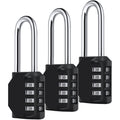 Combination Padlock, [2.6 inch Long Shackle] [3 Pack] Diyife 4 Digit Locker Lock Weatherproof Lock Outdoor Combination Lock for School Gym Locker, Toolbox, Fence, Hasp, Cabinet, Shed, Garage