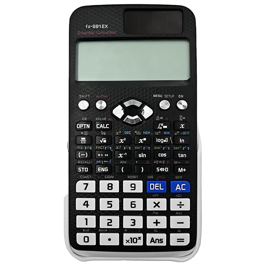 FX-991EX Scientific Calculator,Solar & Battery Powered, 552 Functions for Advanced Engineering, School and Office (Black)