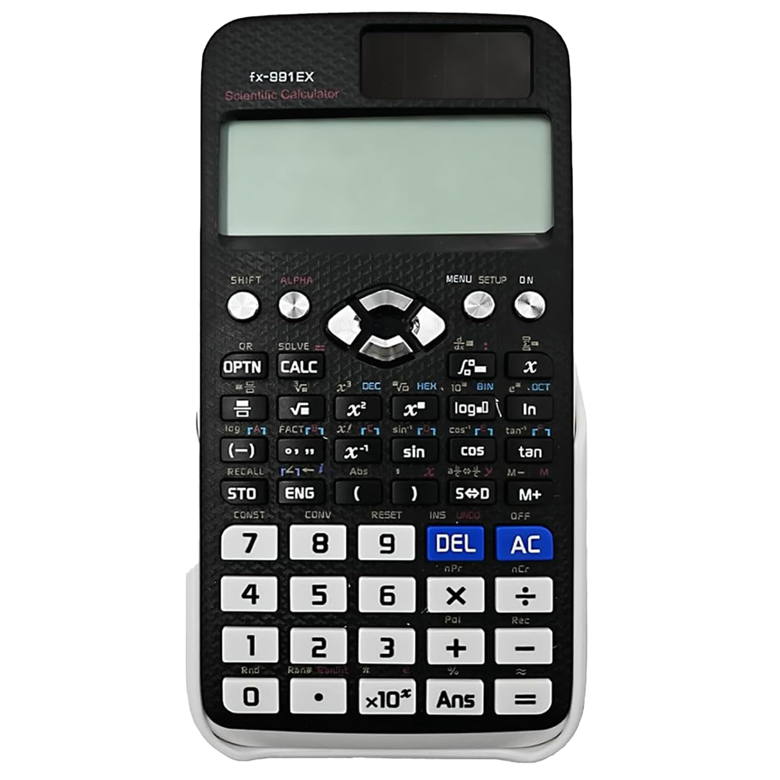 FX-991EX Scientific Calculator,Solar & Battery Powered, 552 Functions for Advanced Engineering, School and Office (Black)