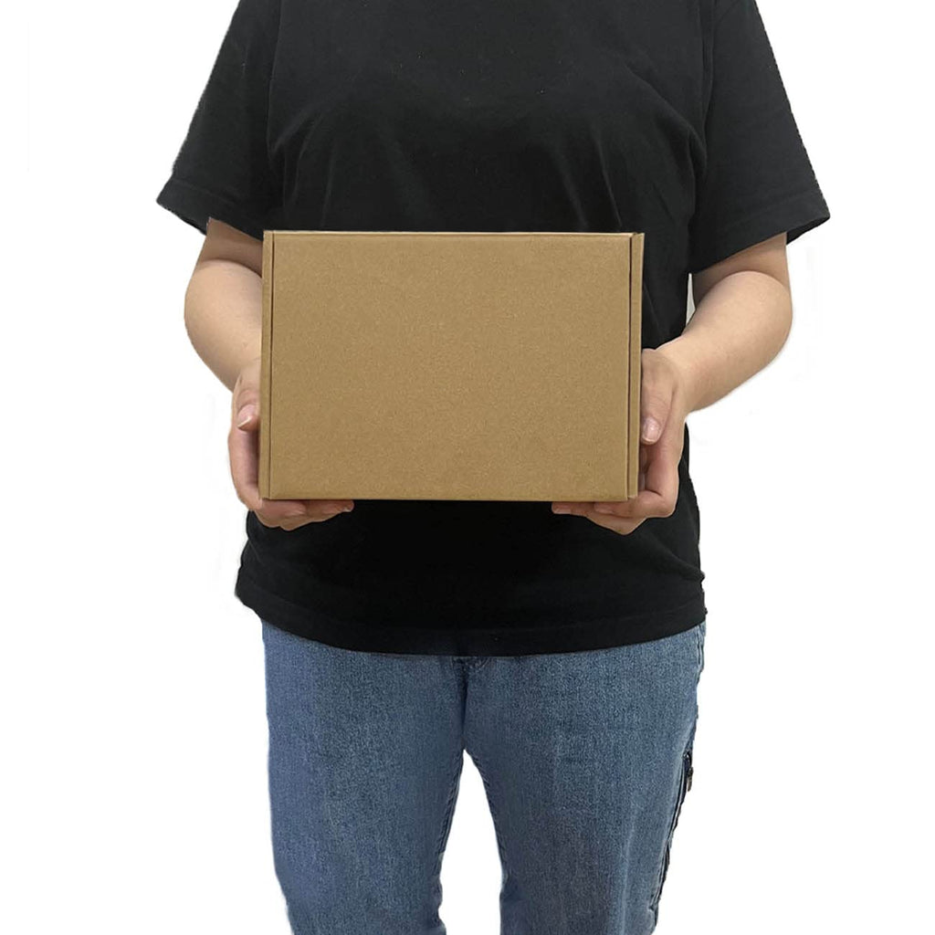 9x6x3 inch Shipping Boxes Pack of 25，Livejun Brown Corrugated Cardboard Box Mailer Boxes for Packaging Small Business Shipping，Boxes for Birthday Wedding Party Gift Giving… (9x6x3)