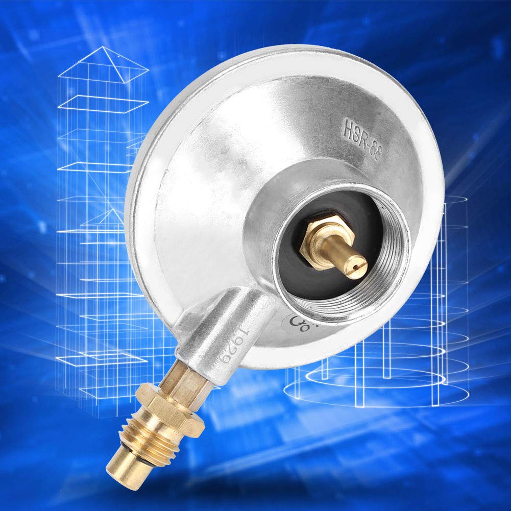Camping Table Grill Regulator, Adjustable Pressure Regulator 1 Inch 20UNF, High-Flow BBQ Grill Control Valve for Outdoor Cooking, Portable Grilling, Campsite and RV Use
