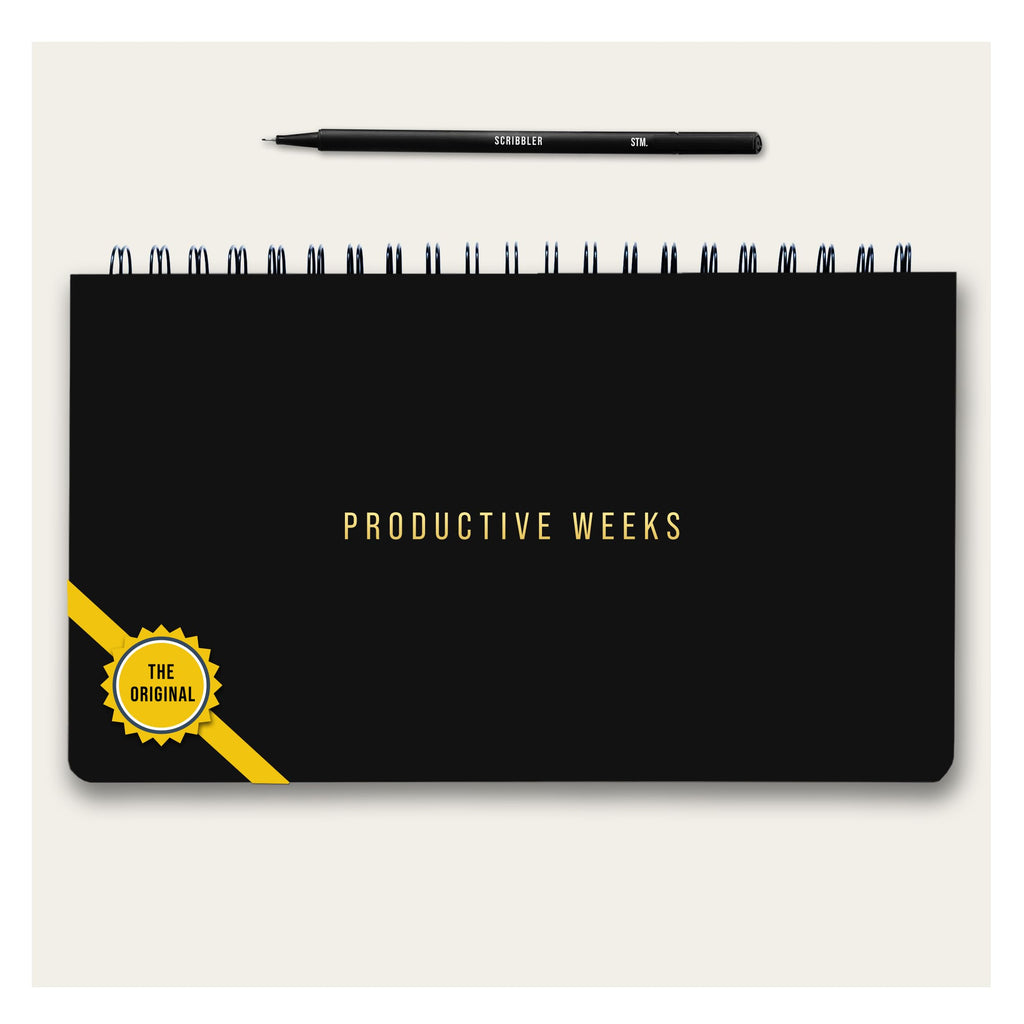 2026 Weekly Planner | Undated Daily Monthly Productivity Pad with Habit Tracker, Weekly To Do List & Free Pen | Spiral-Bound Desk Organizer Notepad for Adhd, Work, College & Home | Lasts 1 Full Year