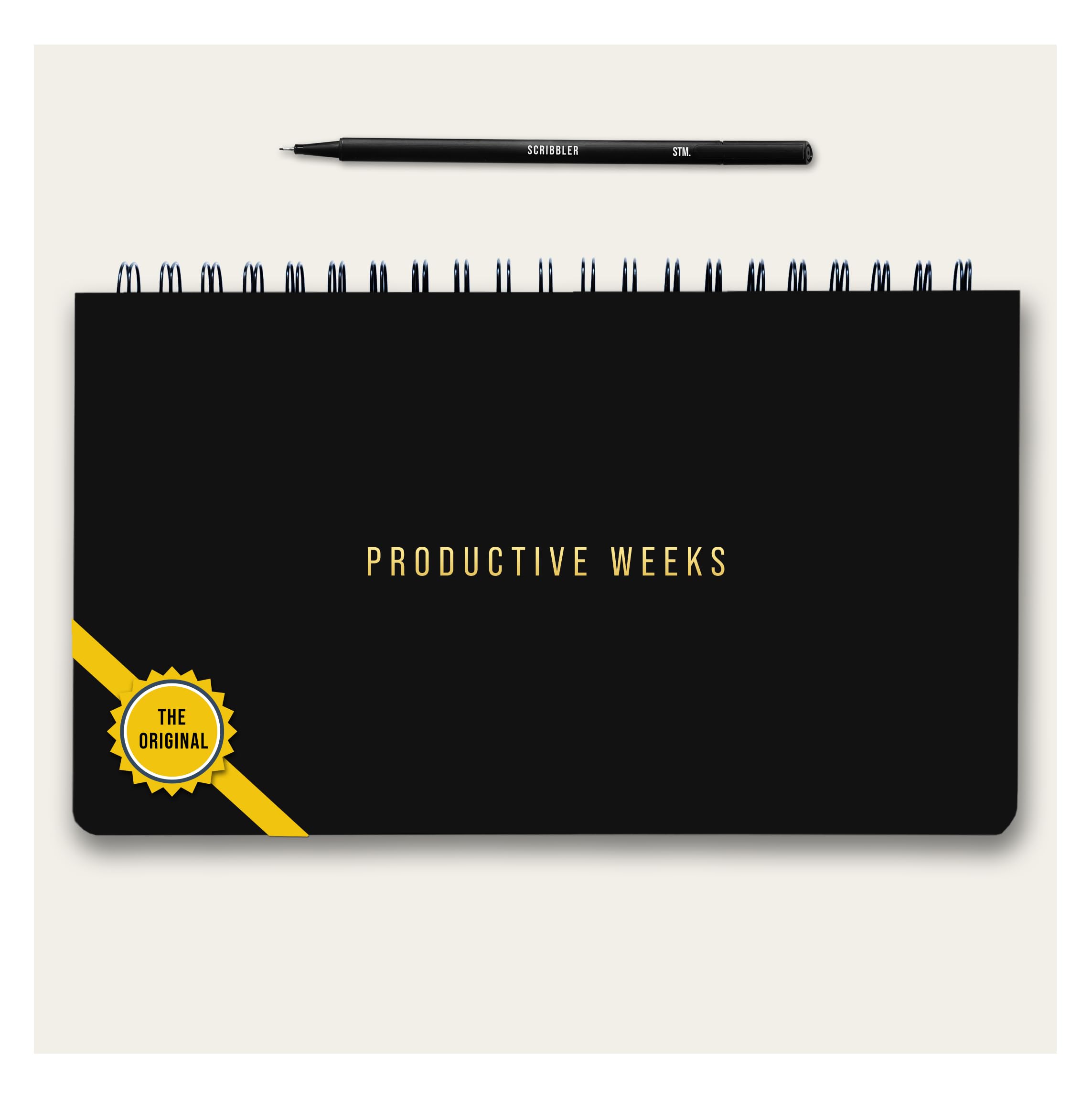 2026 Weekly Planner | Undated Daily Monthly Productivity Pad with Habit Tracker, Weekly To Do List & Free Pen | Spiral-Bound Desk Organizer Notepad for Adhd, Work, College & Home | Lasts 1 Full Year