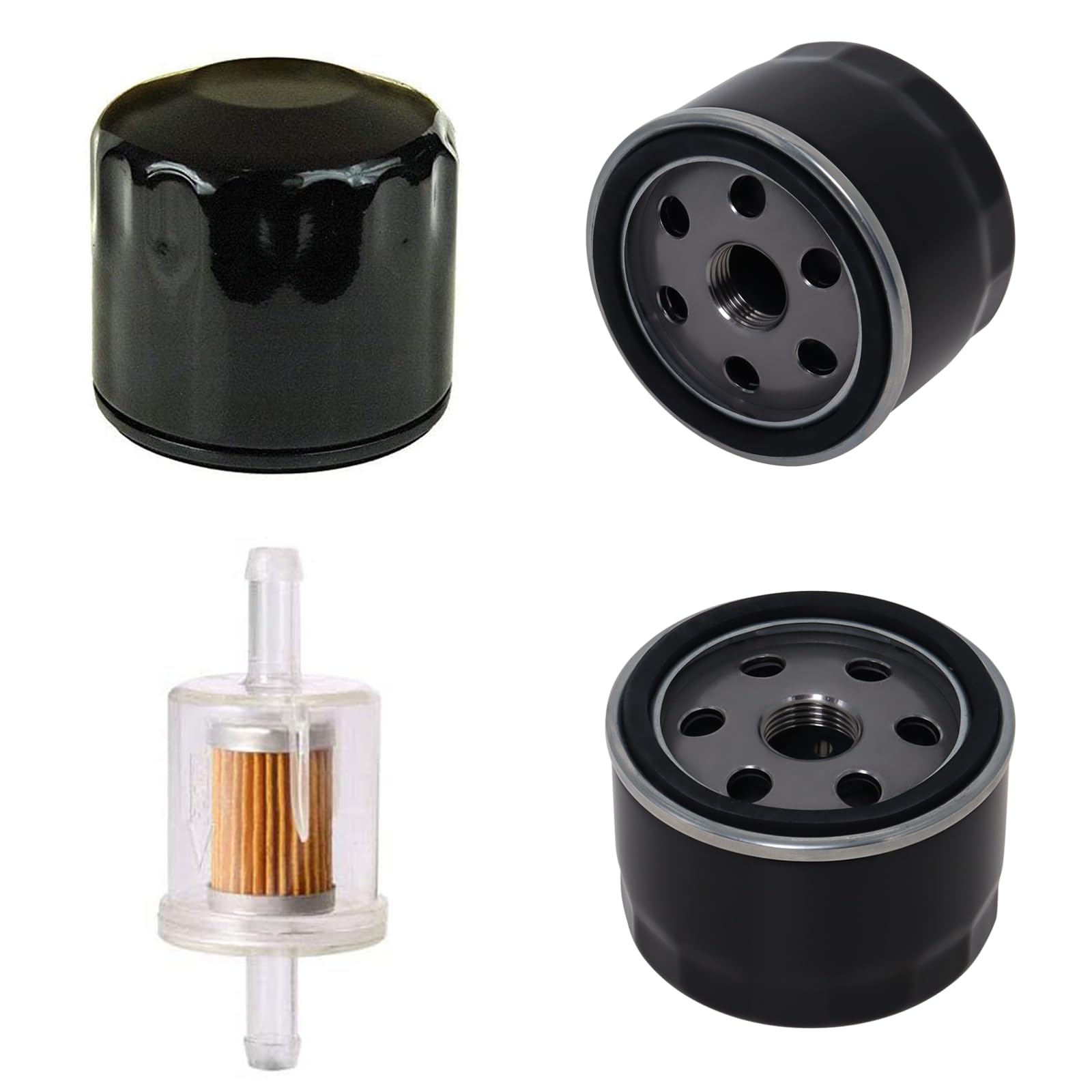 492932S Oil Filter for Briggs & Stratton 492932 491056 AM125424 GY20577 Kawasaki 49065-7007 Bad Boy 063-2004-00 Kohler 28-050-01-S LG492932S Lawn Mower with 691035 Fuel Filter