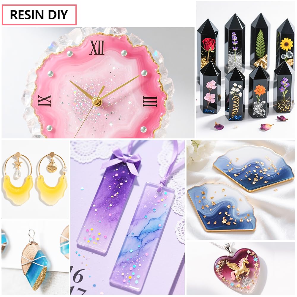 Epoxy Resin Pigments - 30 Colors Resin Color Pigment, Highly Concentrated Liquid Epoxy Resin Dyes For Resin Art, DIY Jewelry Making, Crafts And More. (30 Colors)