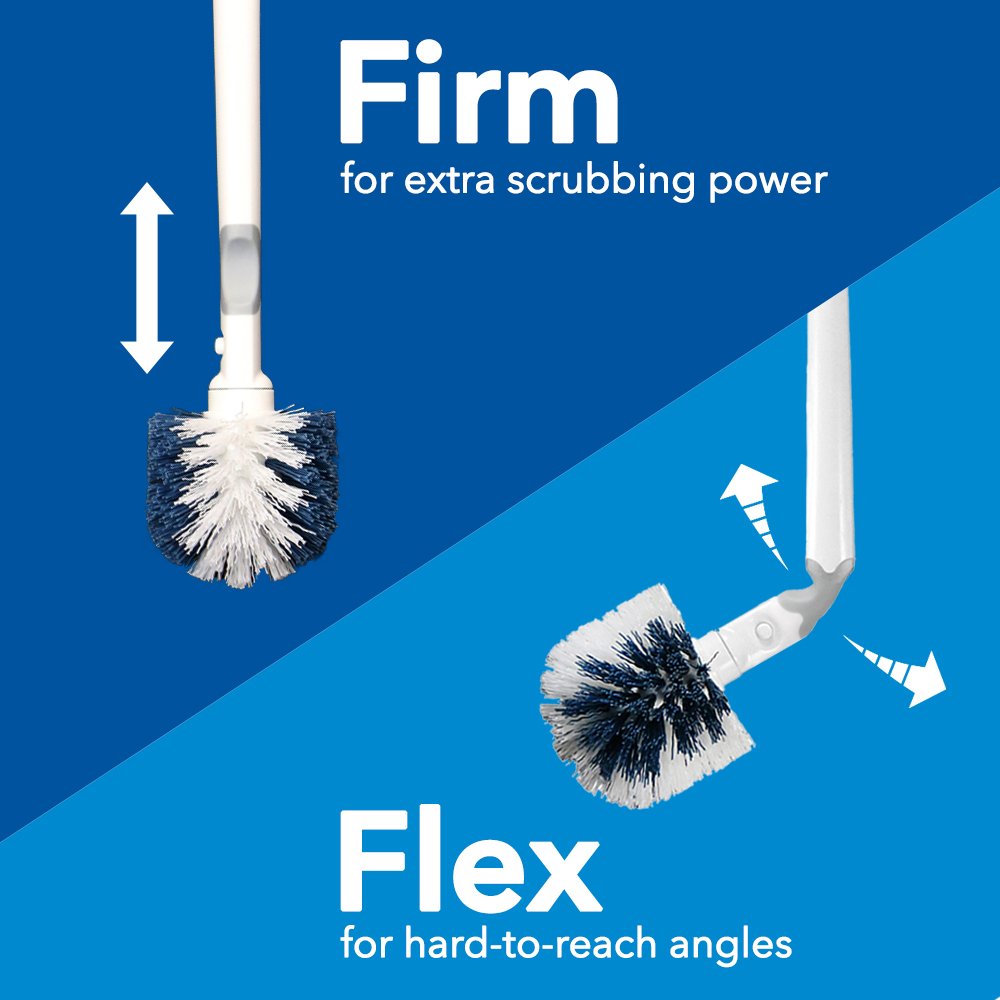 Unger 979770 No-Drip Toilet Brush Set