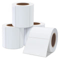Hybsk 3x2 inch Direct Thermal Labels for Barcodes, Address, Compatible with Rollo Label Printer & Zebra Desktop Printers (3"x2",4 Rolls White)