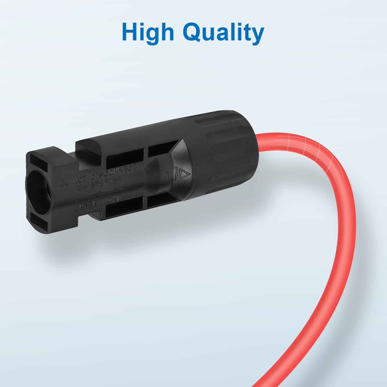 2 Pairs Solar Connectors Y Branch Parallel Adapter 10AWG 20A Y-Branch Wire Plug Tool Kit for Solar Panel(M/FF+F/MM)