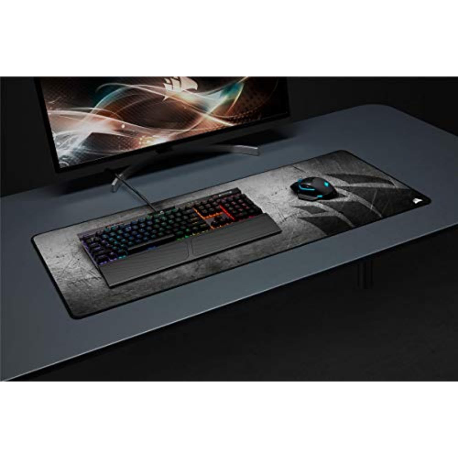 Corsair MM350 PRO Premium Spill-Proof Cloth Gaming Mouse Pad – Extended XL, Multicolor (CH-9413771-WW)