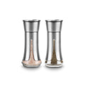 Salt and Pepper Shakers Set by Aelga - Salt Shaker with Adjustable Pour Holes -Stainless Steel Salt and Pepper shakers- Spice Shakers